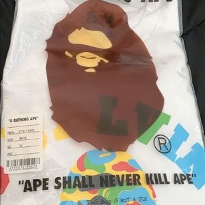 J balvins bape shirt size XL